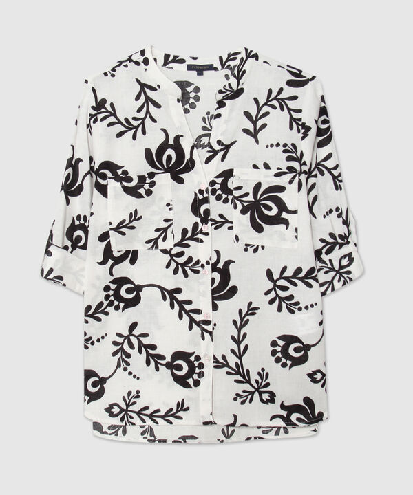 Blusa Manga Larga  Estampada