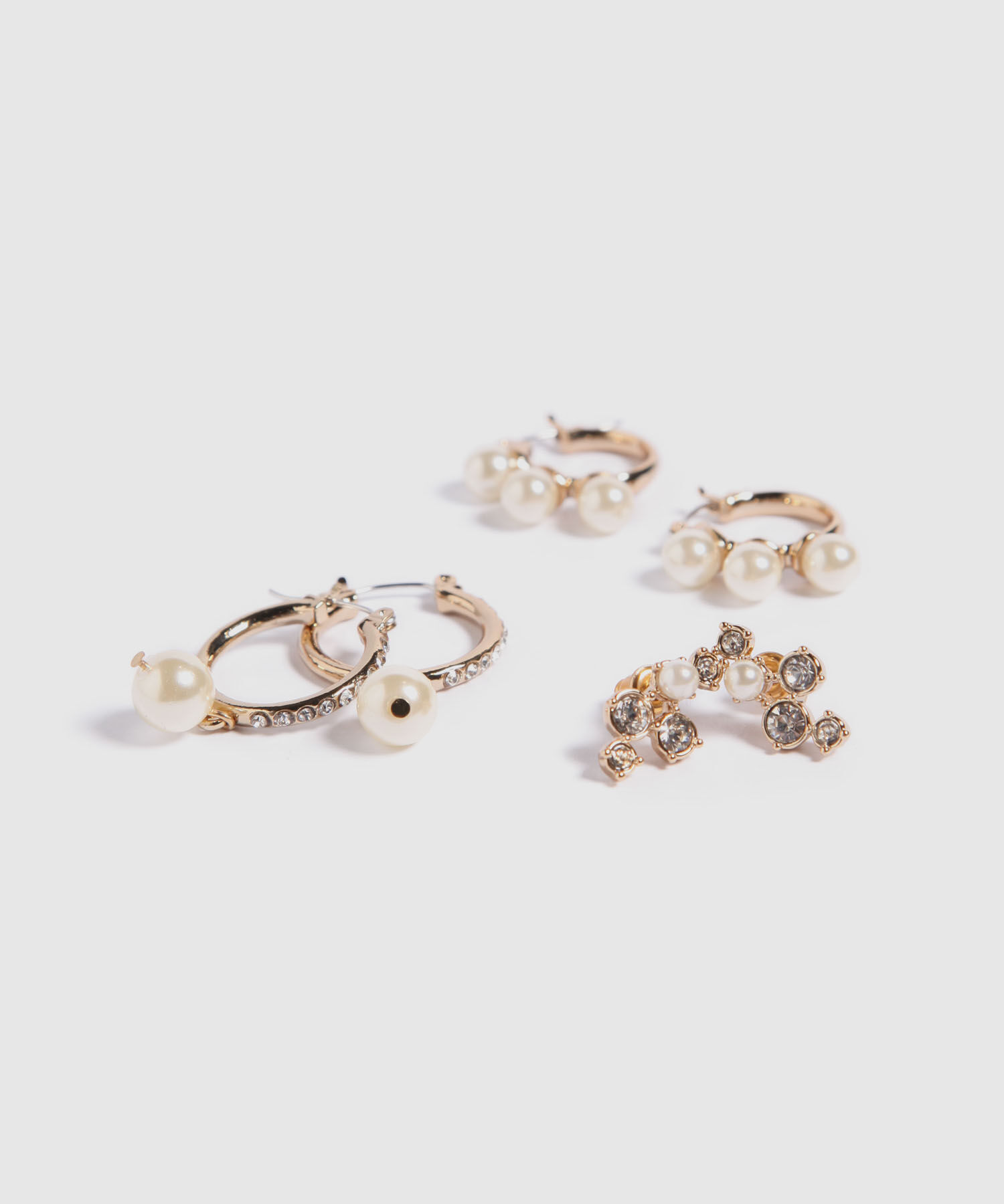 Aretes Set X 4 Pares De Aretes Ref. Kf231-0132-1