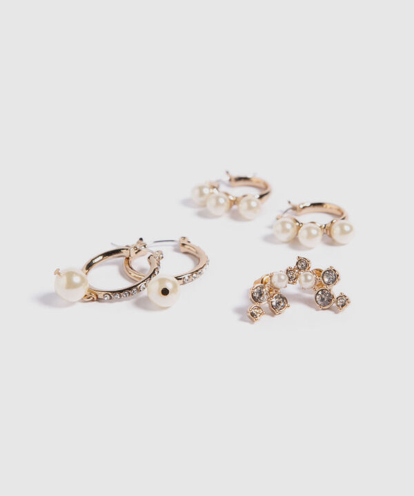 Aretes Set X 4 Pares De Aretes Ref. Kf231-0132-1