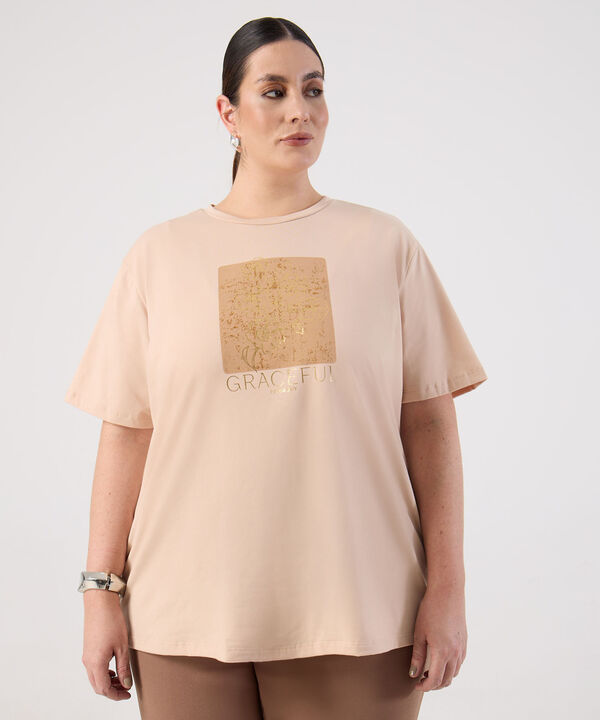 Camiseta Manga Corta para Mujer Curvy image number null