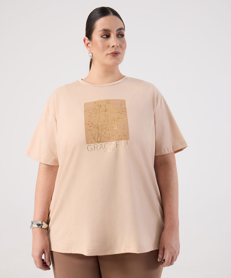 Camiseta Manga Corta para Mujer Curvy