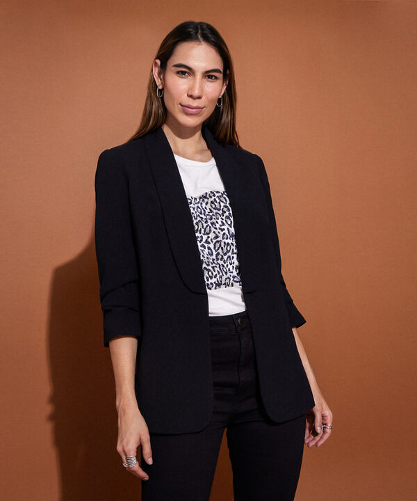 Blazer Manga 3/4 Abierta image number null