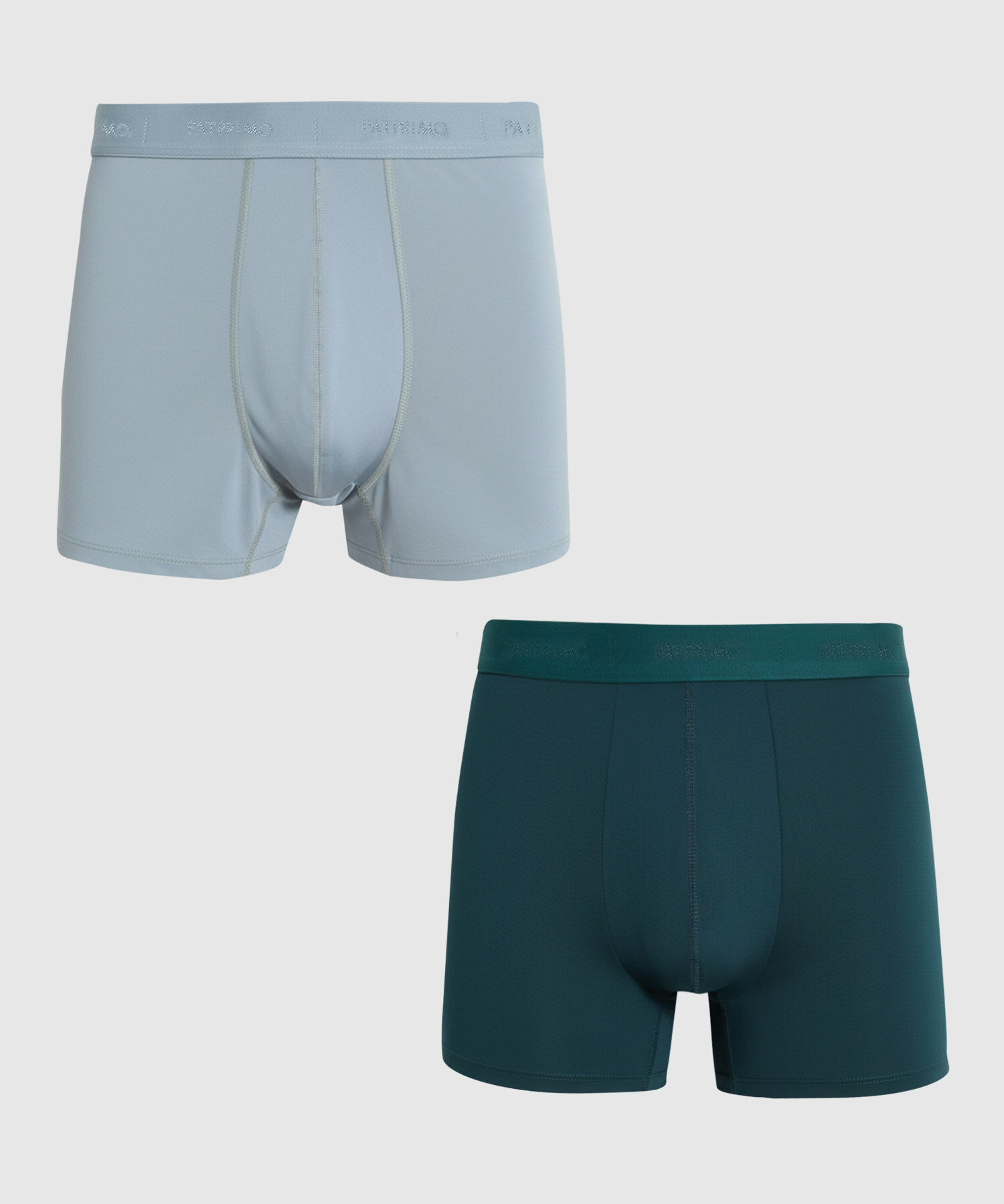 Pack x2 B&oacute;xer con El&aacute;stico Unicolor Hombre