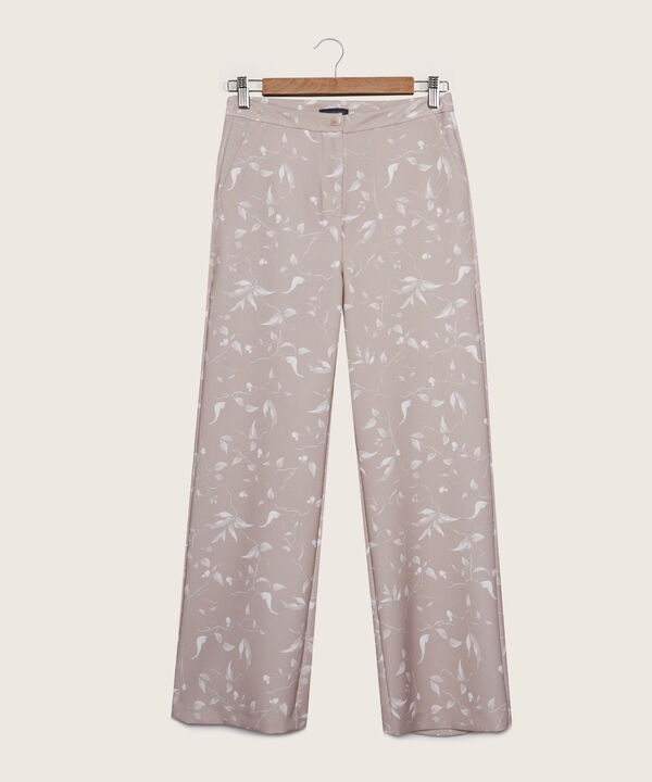 Pantalón Recto Unicolor