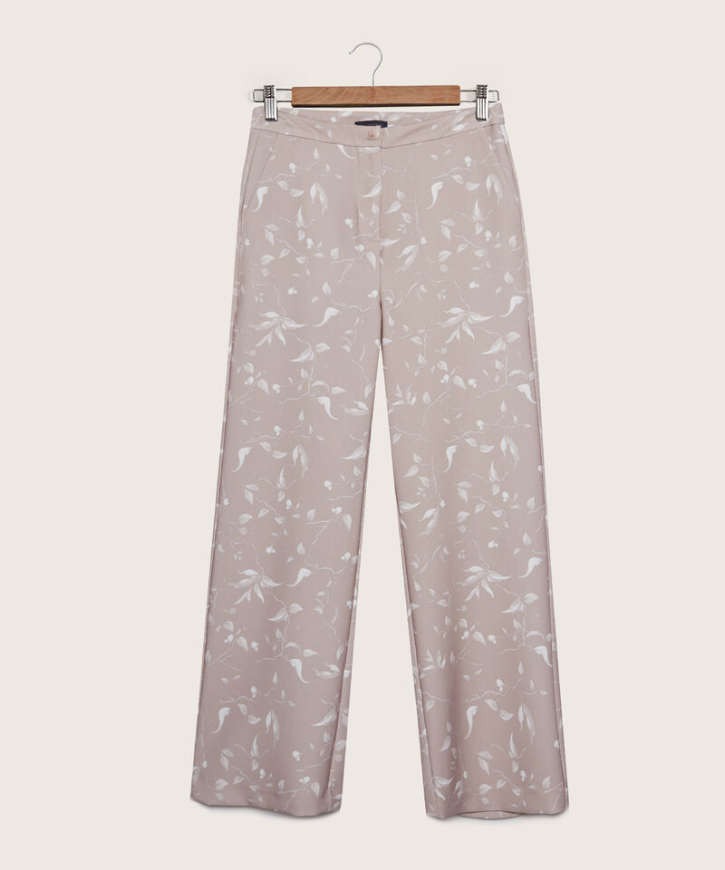 Pantalón Recto Unicolor