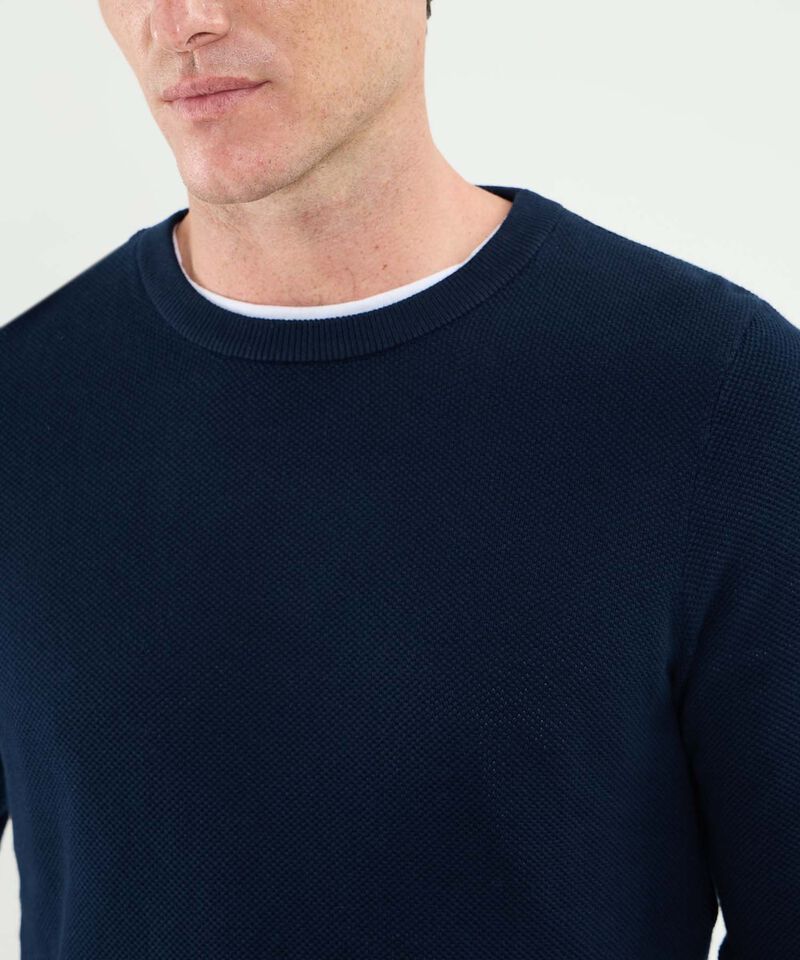 Saco Cuello Redondo Con Coderas Para Hombre