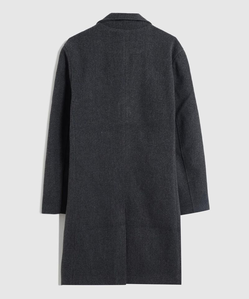 Abrigo Unicolor Con Solapas 