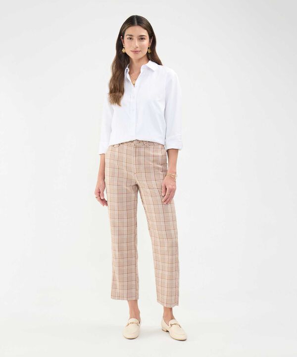 Pantalón Formal a Cuadros image number null
