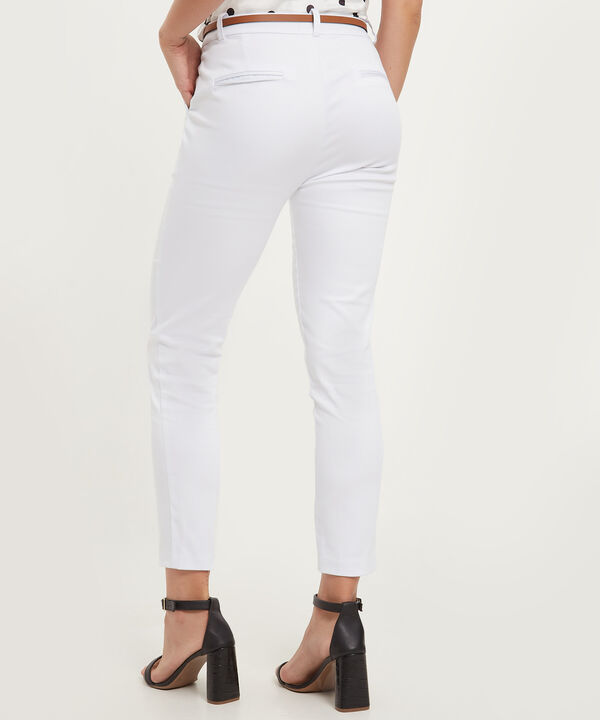 Pantalon Basico Bolsillos Diagonal
