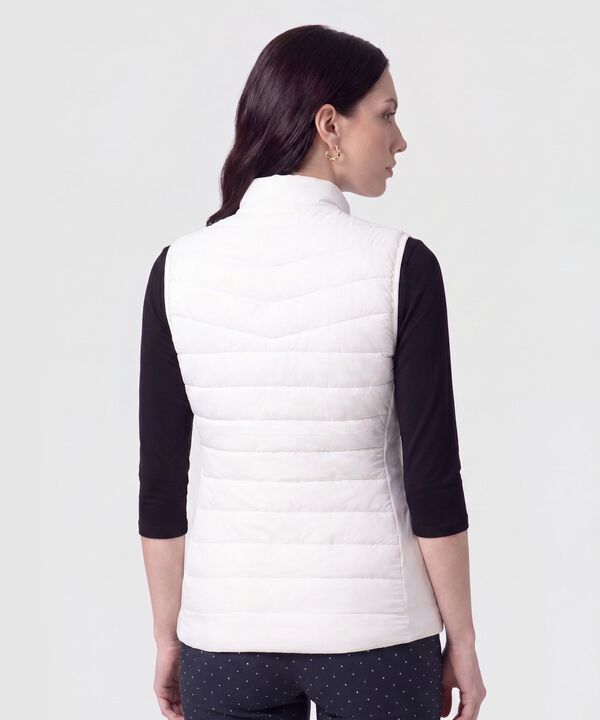 Chaleco Acolchado con Cierre para Mujer