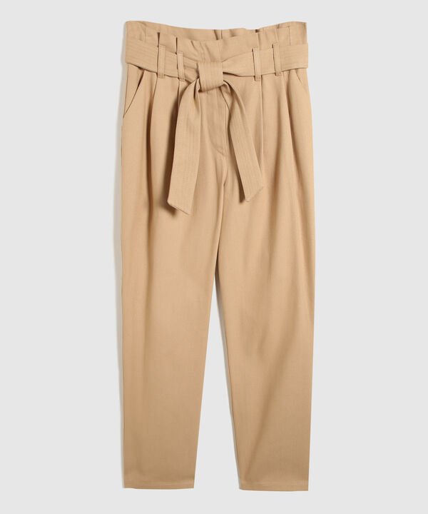 Pantalon Anudado Unicolor