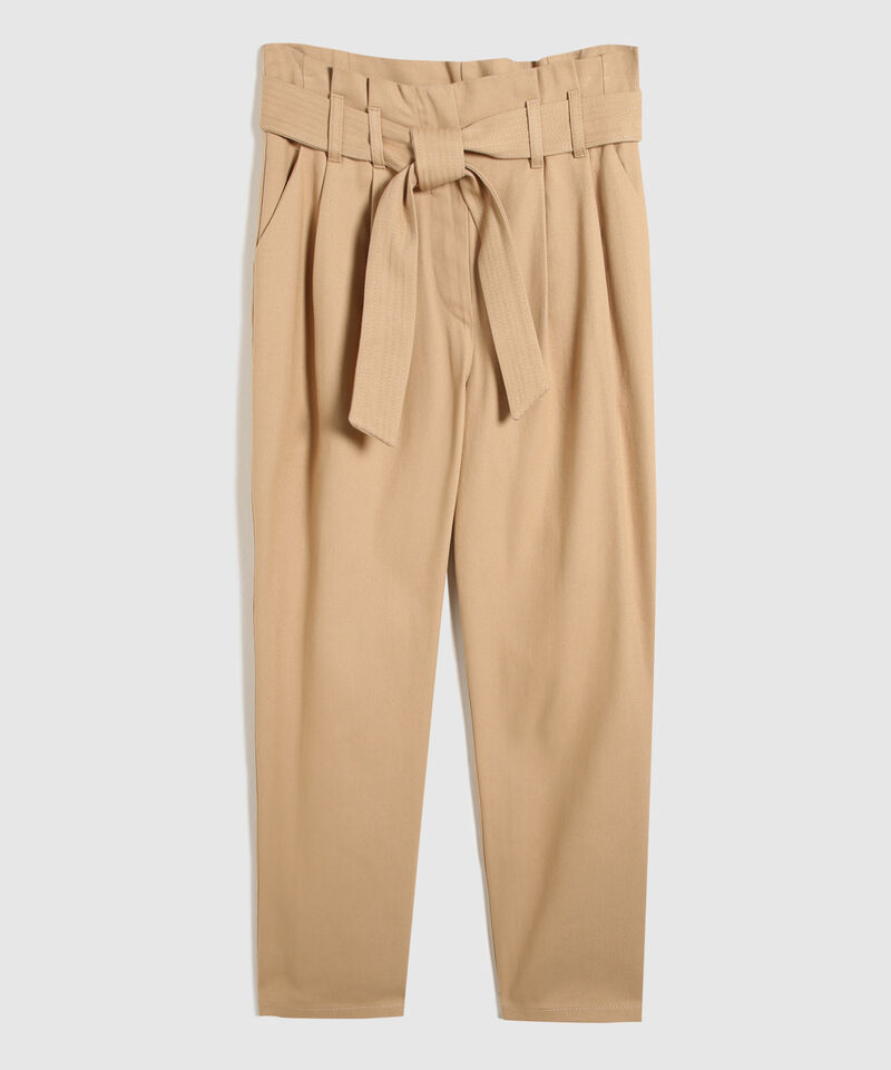 Pantalon Anudado Unicolor