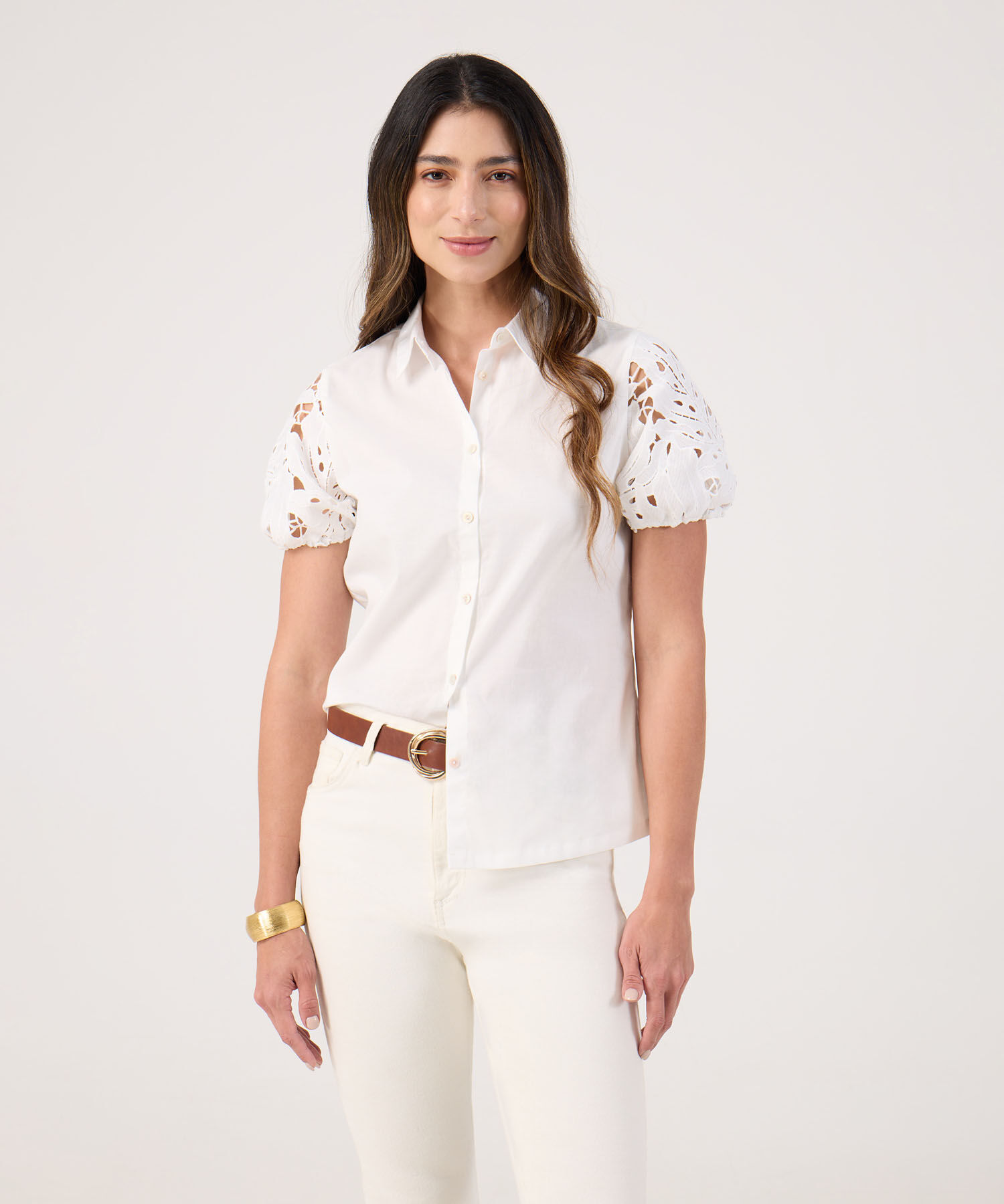 Camisa en ojalillo 