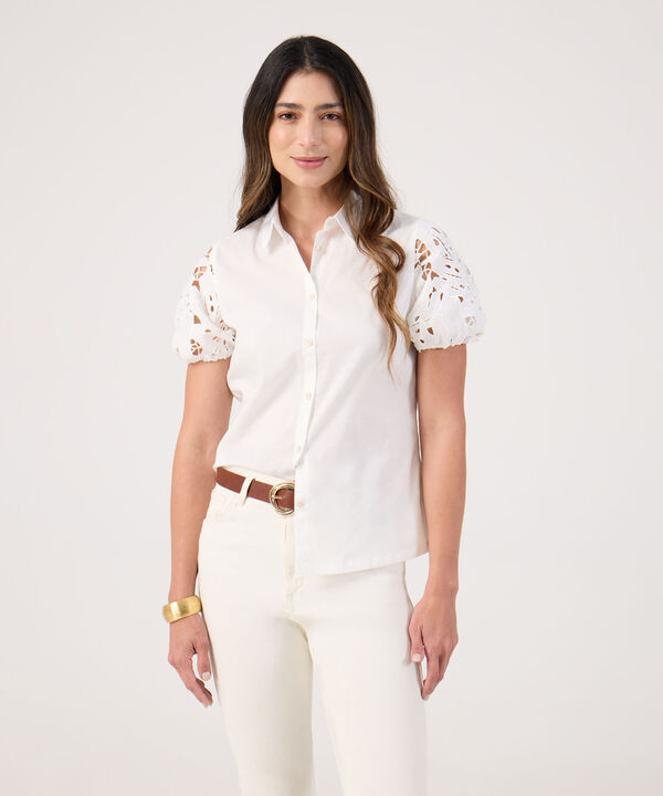 Camisa en ojalillo  image number null