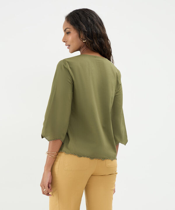 Blusa Bordada Para Mujer