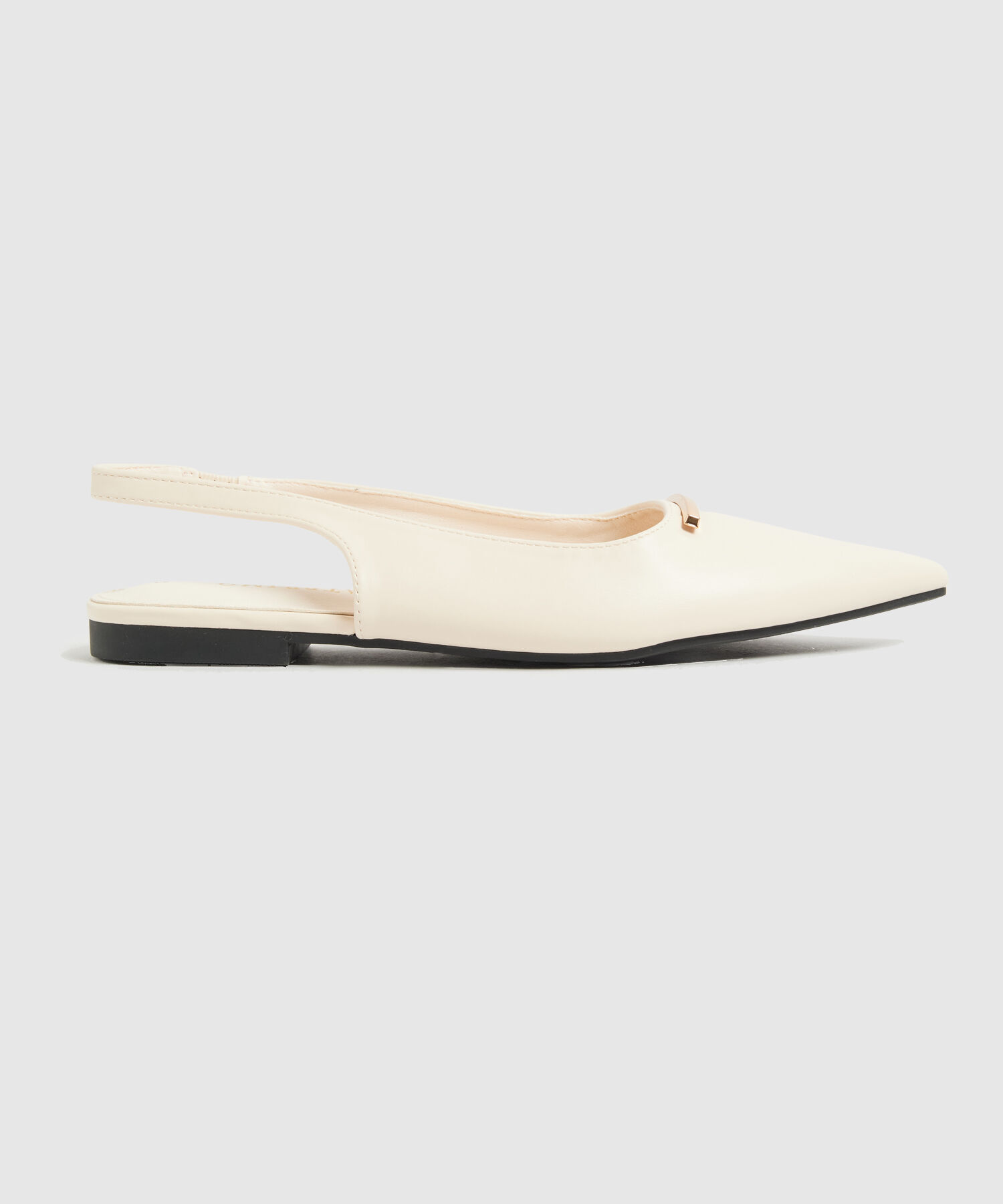 Zapato Destalonado De Punta Para Mujer