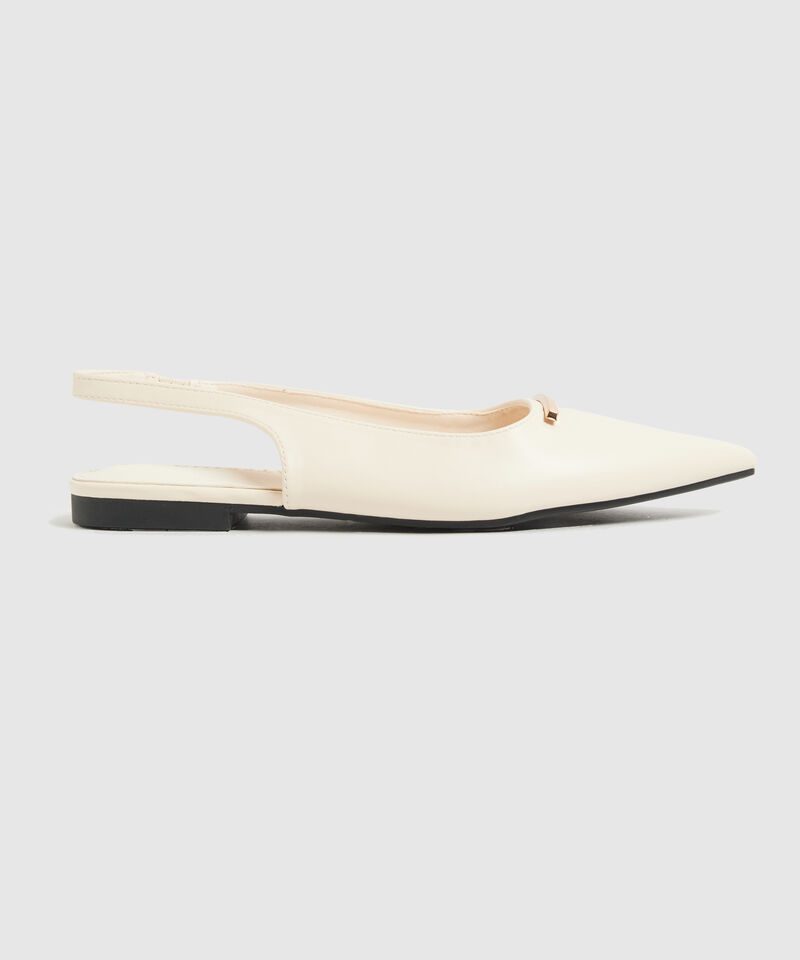 Zapato Destalonado De Punta Para Mujer