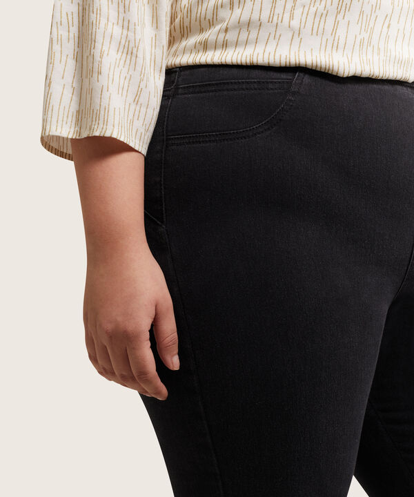 Leggings Tipo Jean Alba Tono Gris