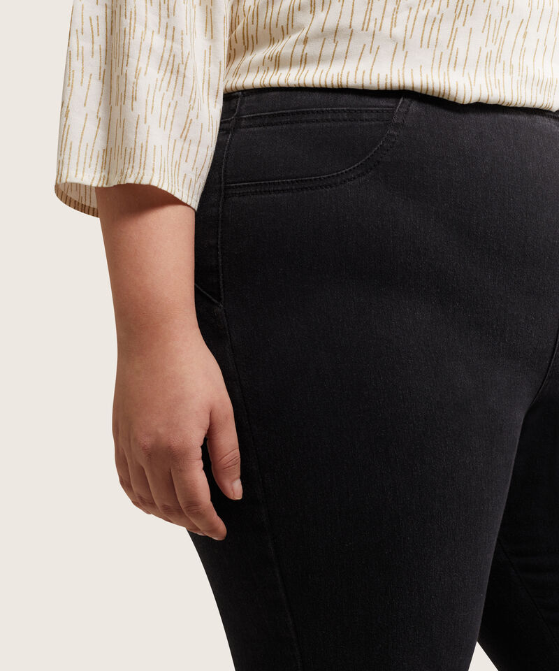 Leggings Tipo Jean Alba Tono Gris