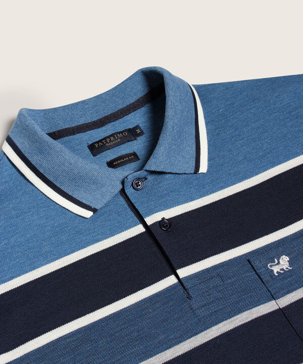 Polo Cuello Tejido  Preteñido