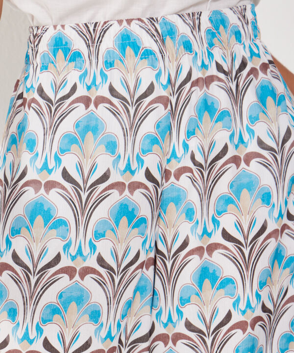 Pantalón Fluido Estampado image number null