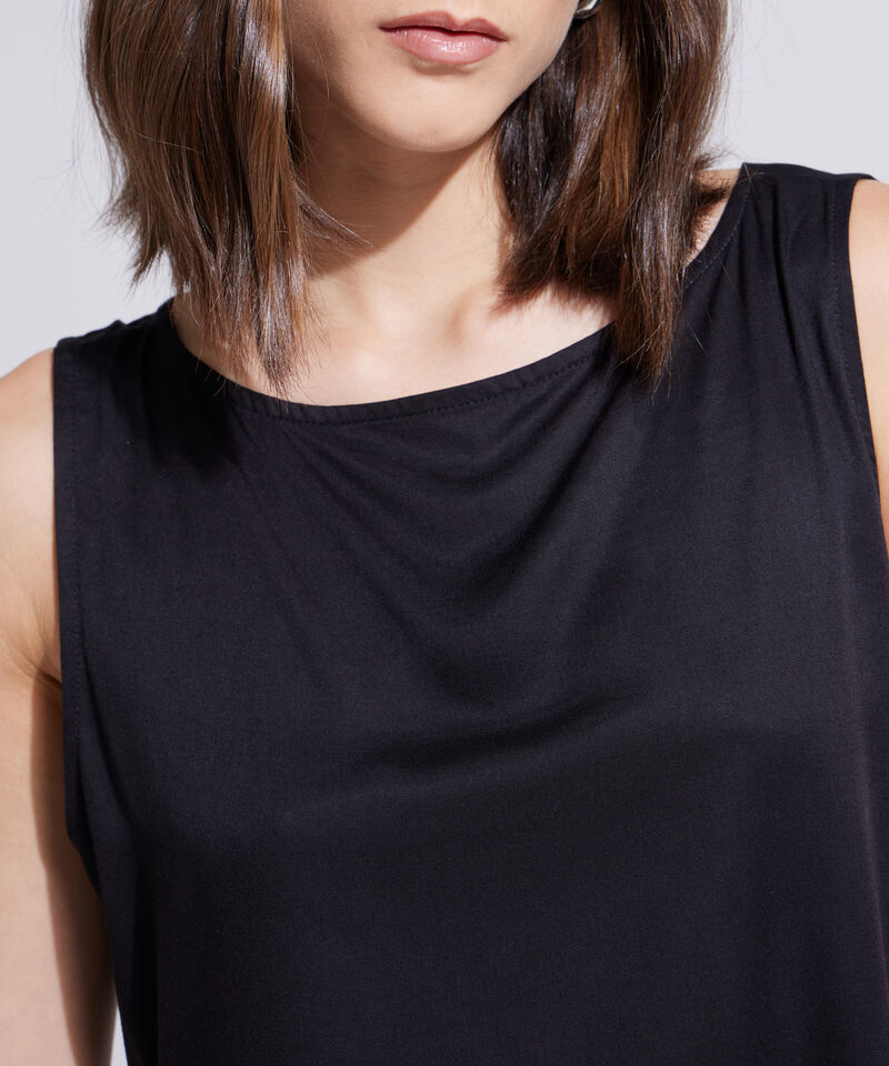 Vestido Unicolor Manga Sisa