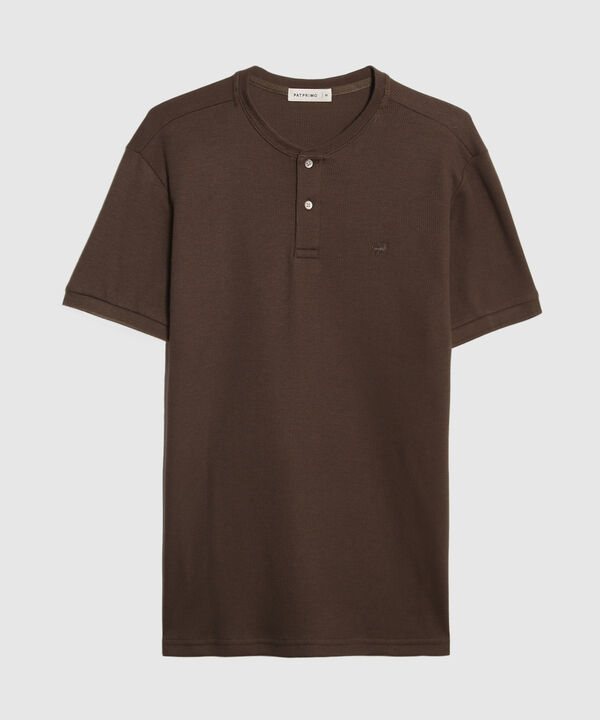 Cuello Camiseta Henley