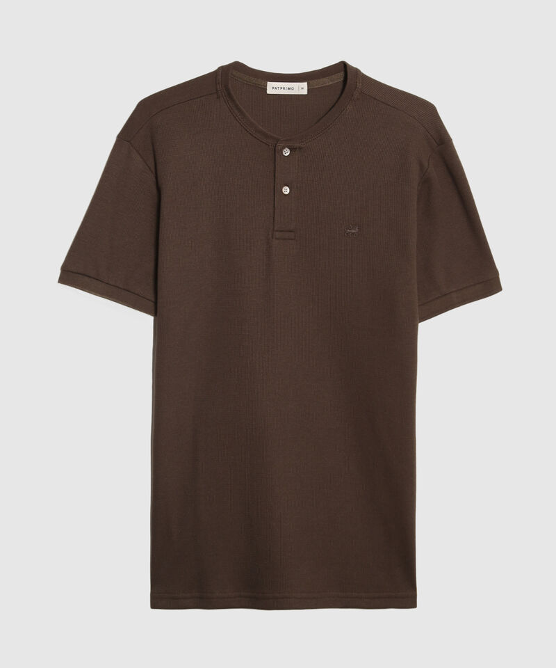 Cuello Camiseta Henley