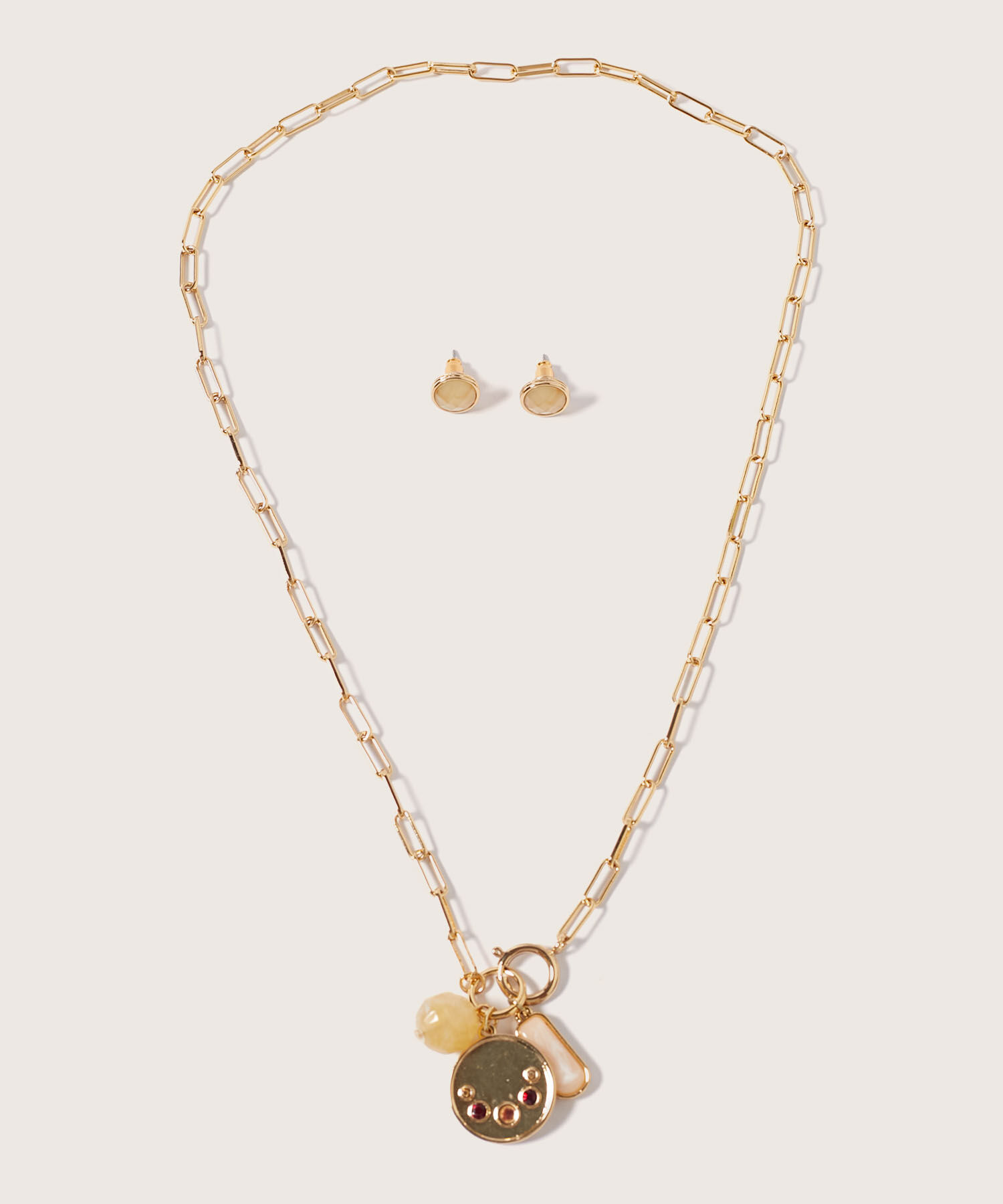 Set De Accesorios, Collar Y Aretes