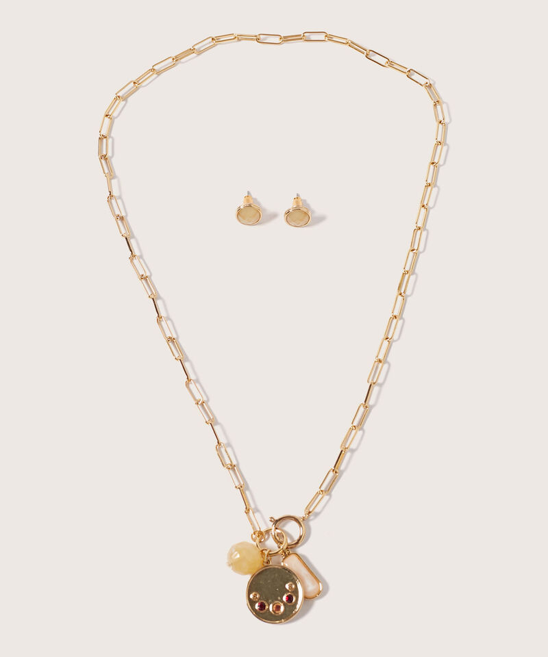 Set De Accesorios, Collar Y Aretes