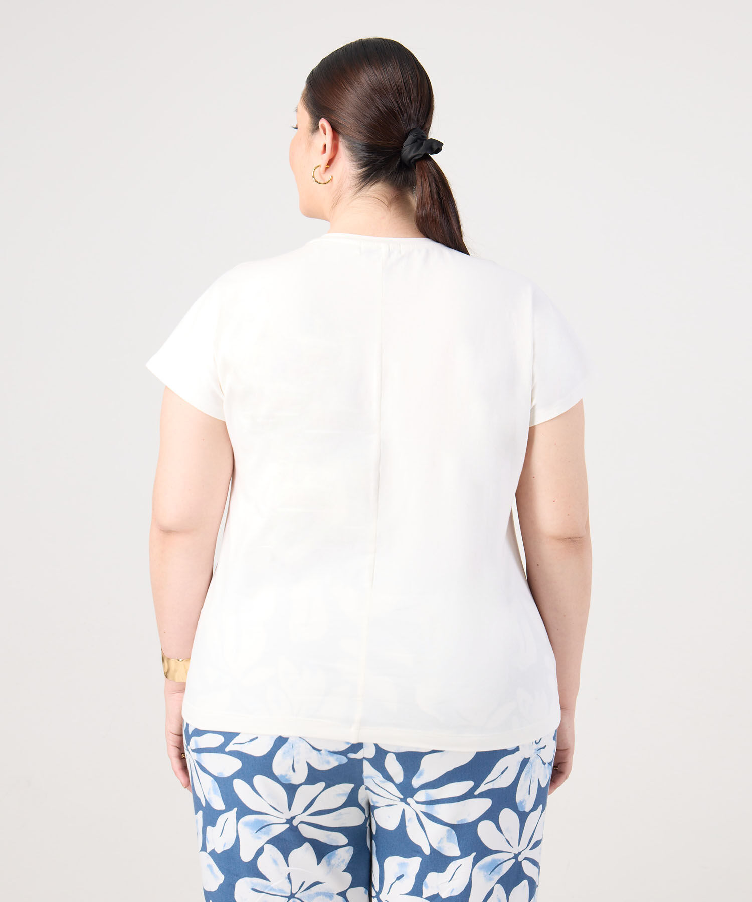 Blusa Con Detalle Calado Para Mujer Curvy