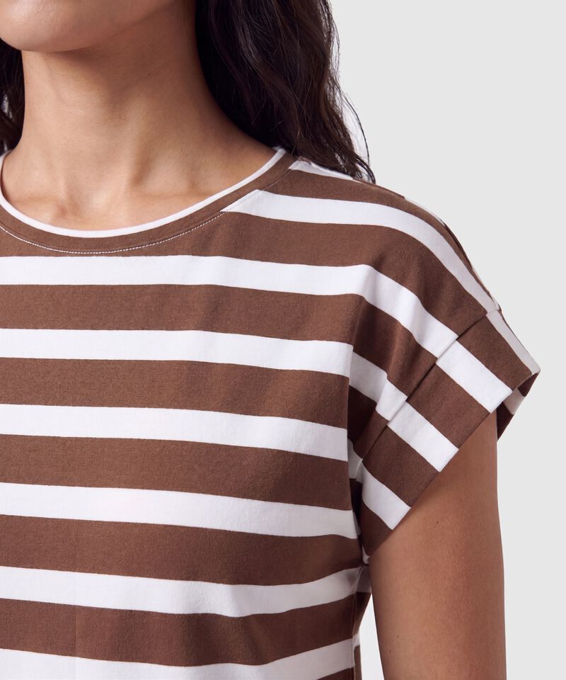 Camiseta Cuello Redondo Manga Corta Mujer