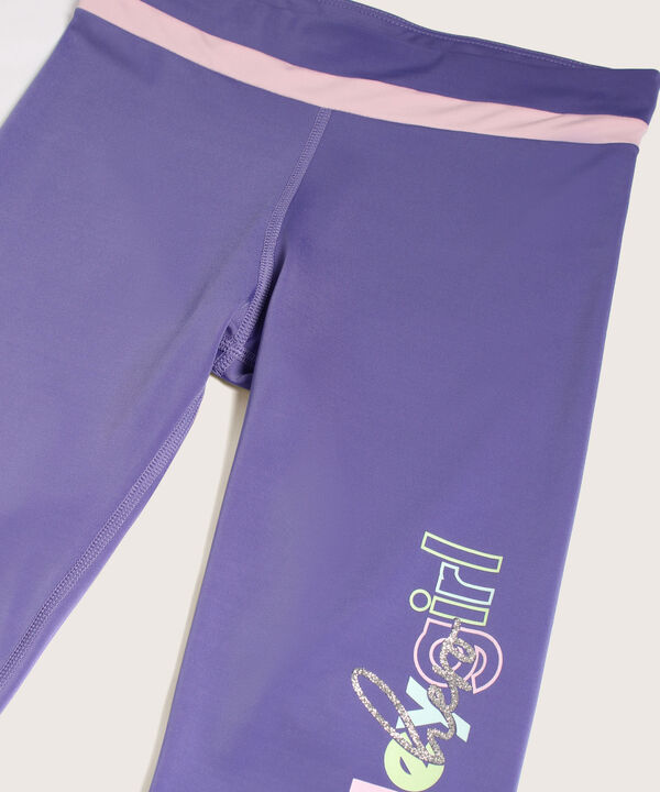 Leggings Corto Con Cortes image number null