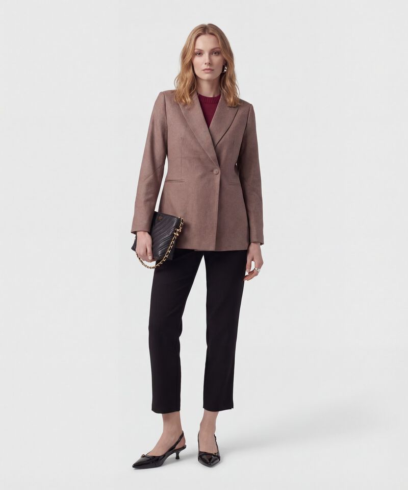 Camiseta Unicolor Para Mujer