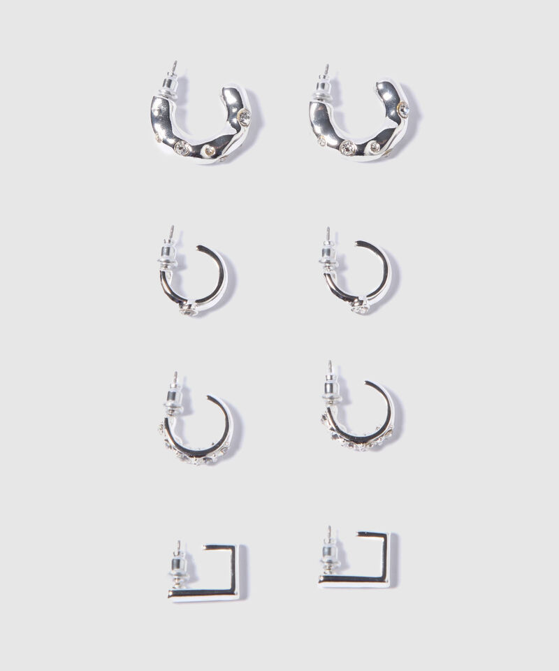 Aretes Set X4 Pares De Aretes