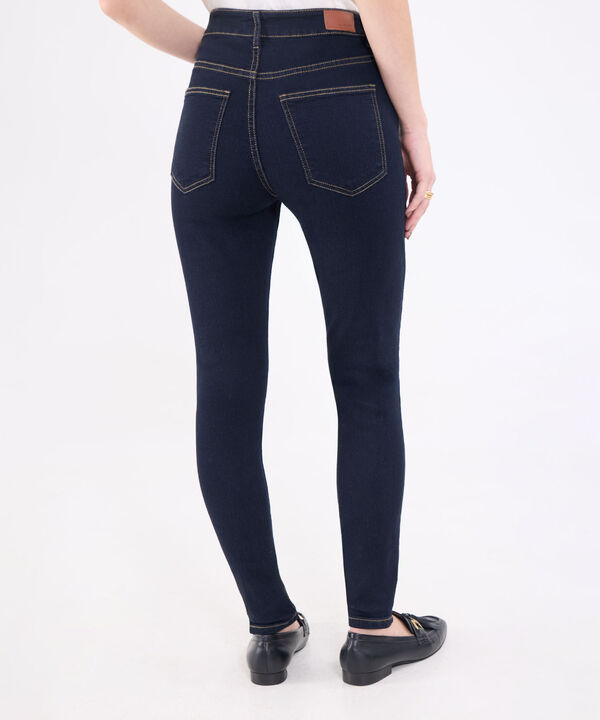 Jean Skinny Tono Oscuro