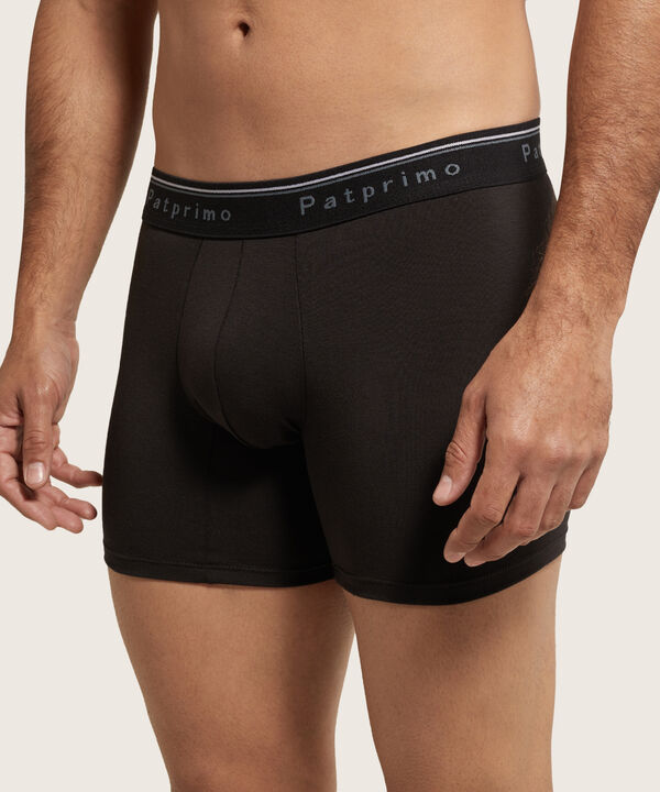 Boxer Pack X3 Pantaloncillo Medio Unicolor Algodón image number null