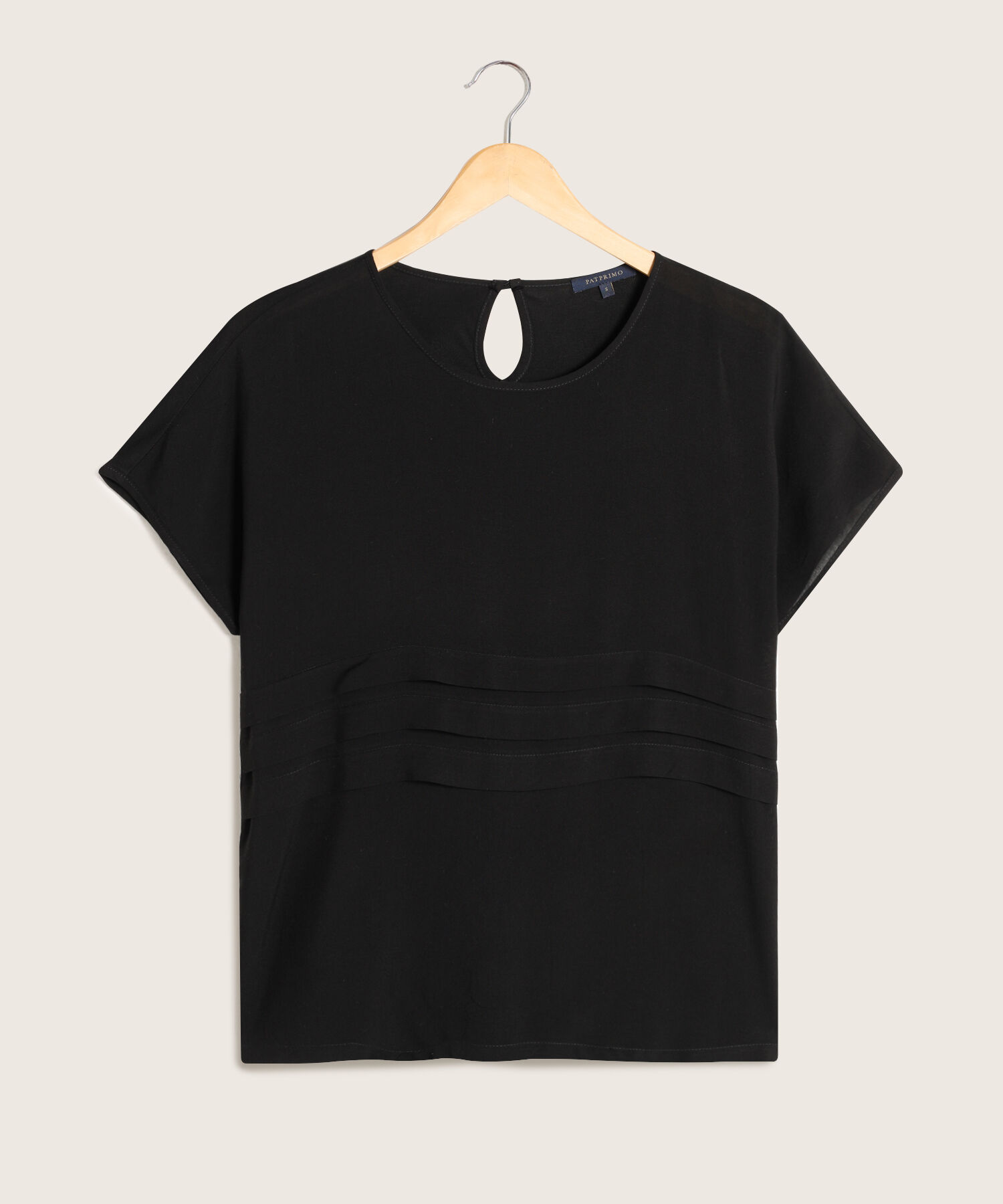 Camiseta Unicolor Manga Corta