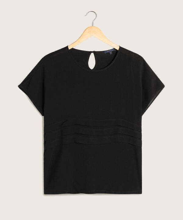 Camiseta Unicolor Manga Corta