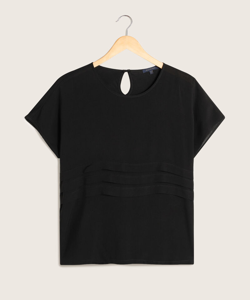 Camiseta Unicolor Manga Corta
