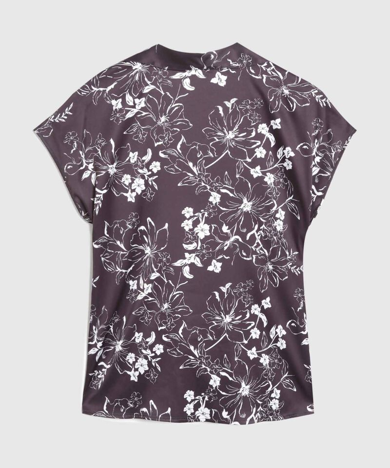 Blusa Manga Corta Estampada 