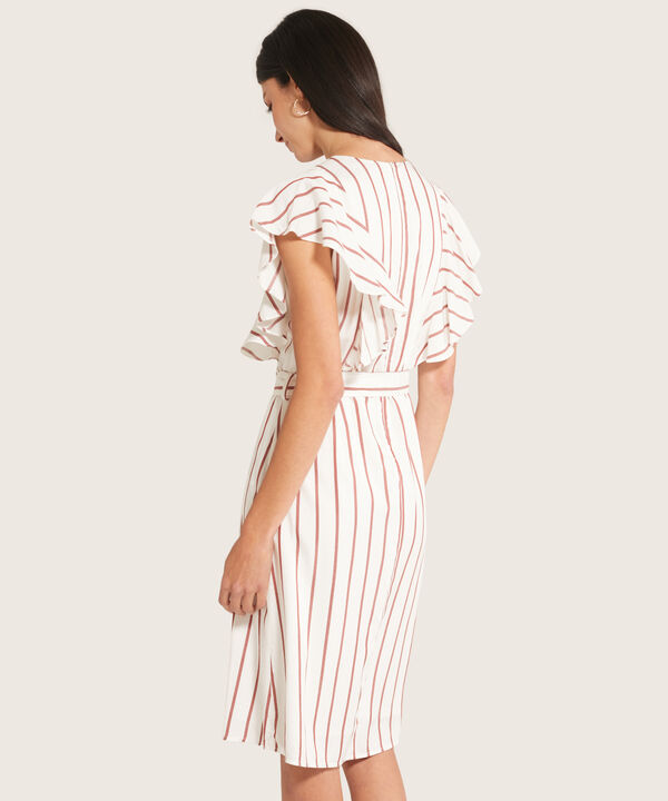 Vestido Manga Corta Preteñido