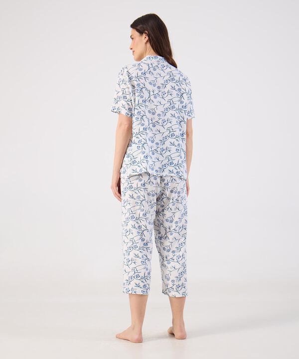 Pijama Corta Estampada Para Mujer