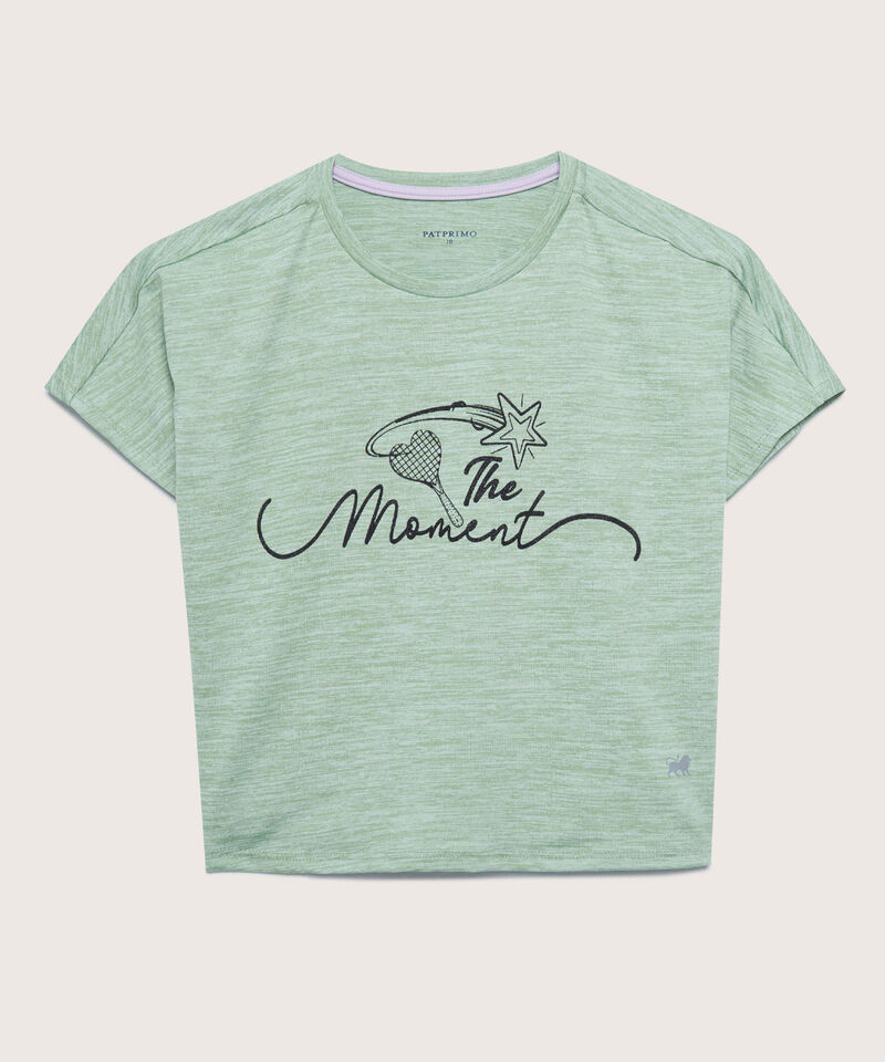 Camiseta Jaspeada Manga Corta