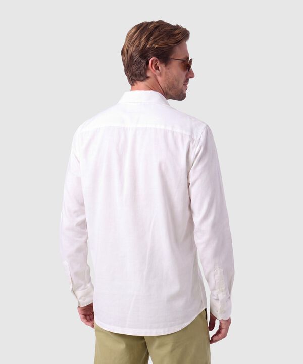 Camisa Guayabera De Manga Larga Hombre