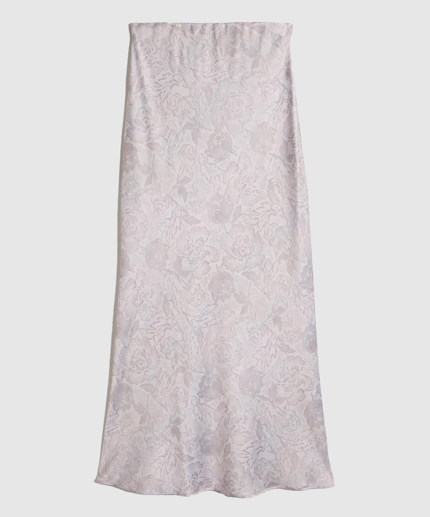 Falda Larga de Corte Evase para Mujer