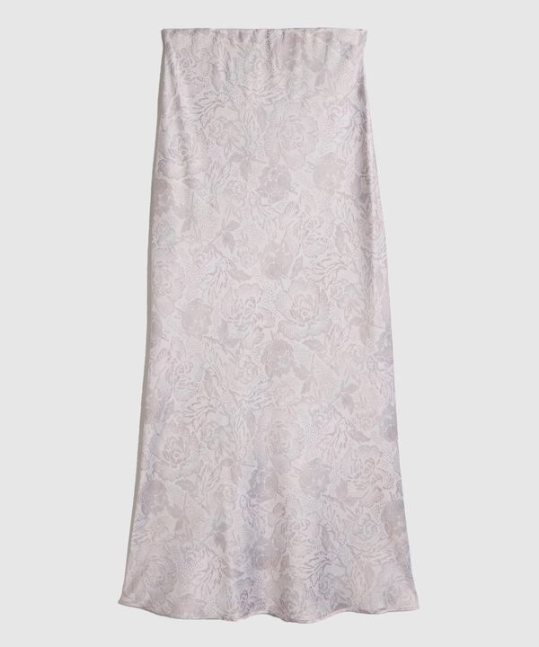 Falda Larga de Corte Evase para Mujer image number null