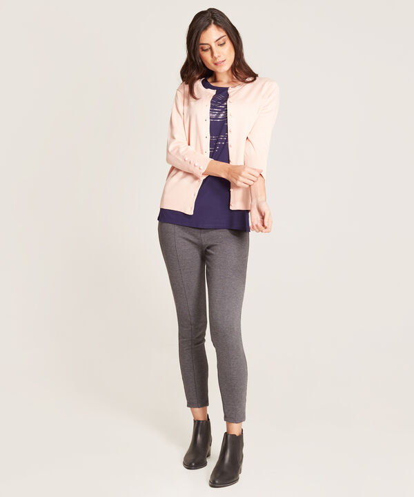 C&aacute;rdigan De Punto Con Botones Para Mujer