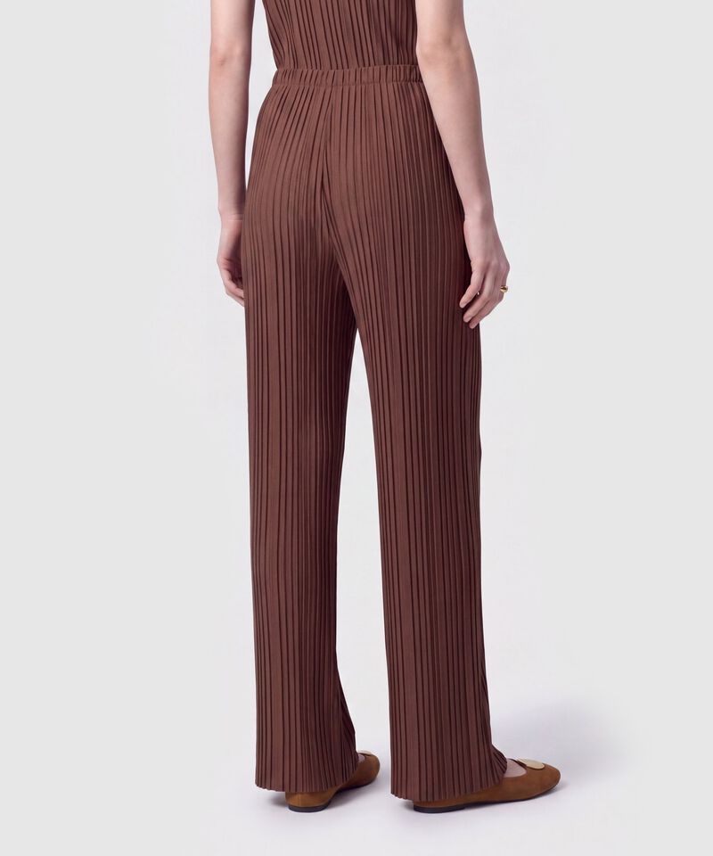 Pantal&oacute;n Fluido Plisado Para Mujer