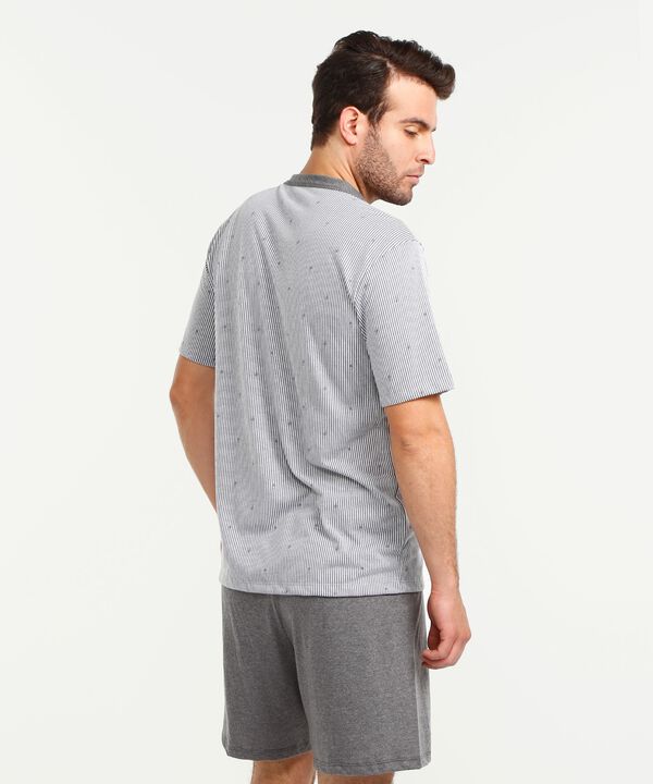 Pijama Abierta Estampada